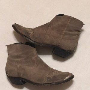 Golden Goose Brown Ankle Boots